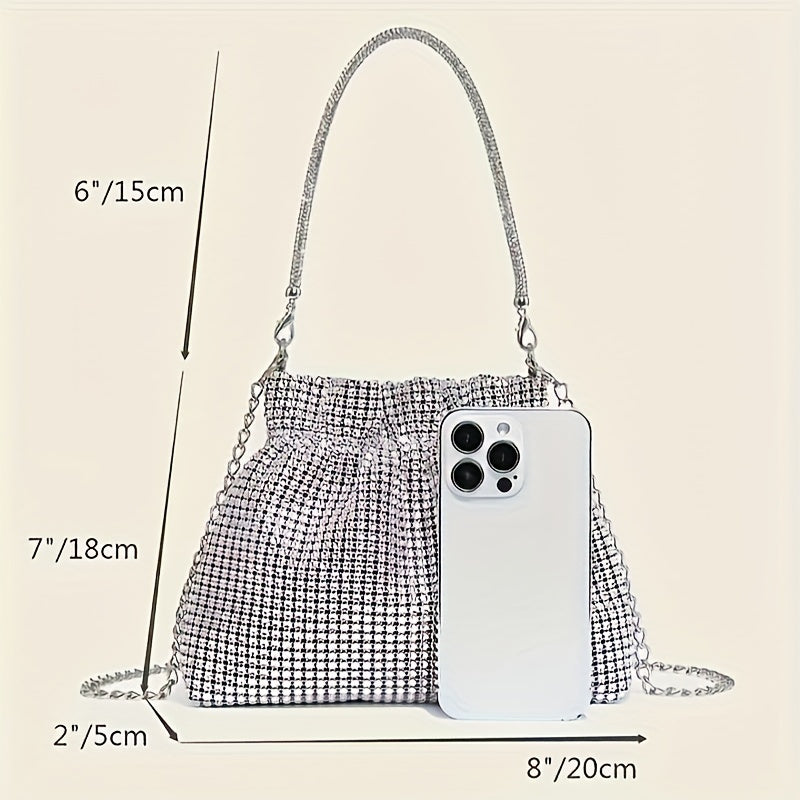 Elegant Rhinestone Shoulder Bag