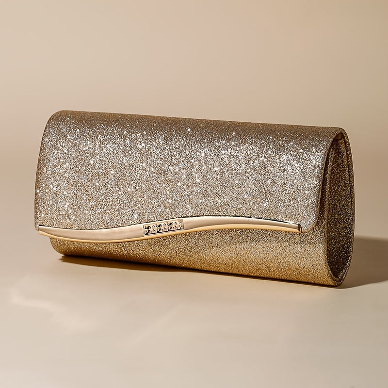 Black & Gold Evening Clutch for Women