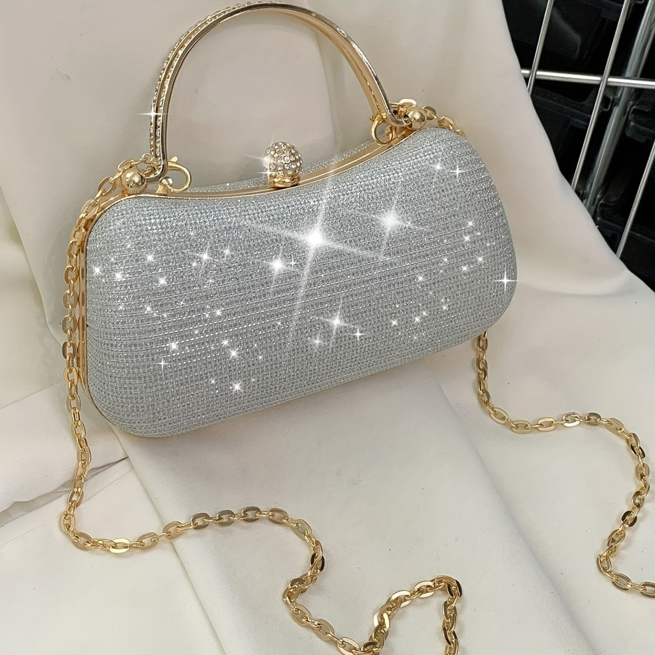 Glitter Mini Rhinestone Handbag