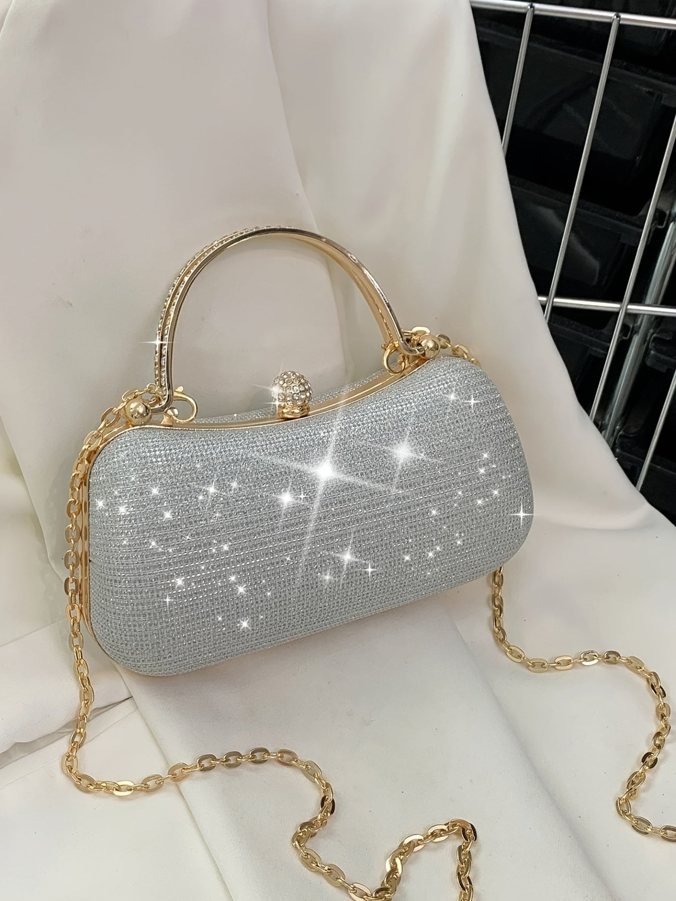 Glitter Mini Rhinestone Handbag