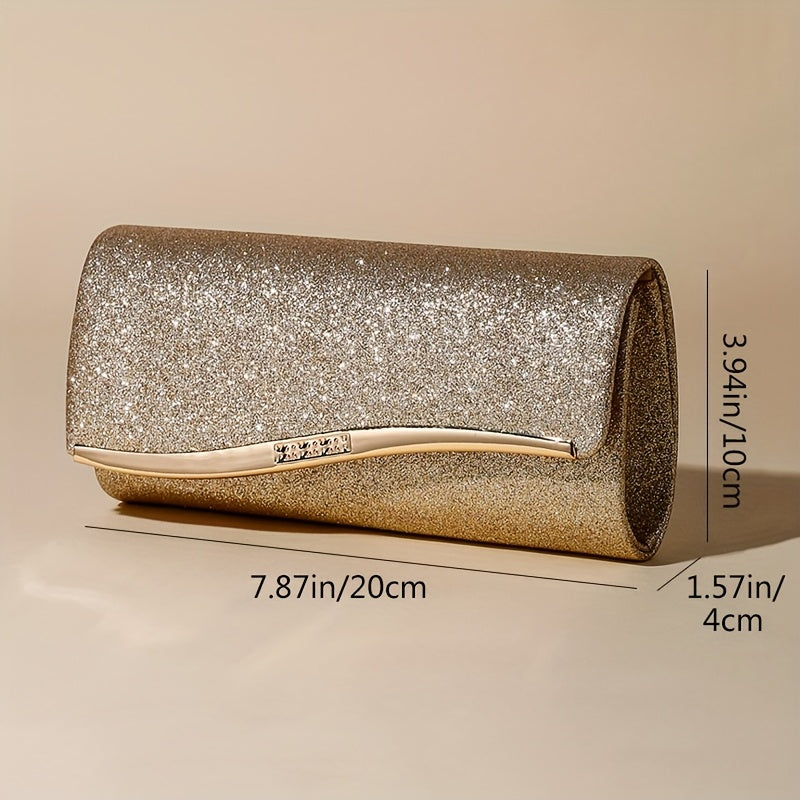 Black & Gold Evening Clutch for Women