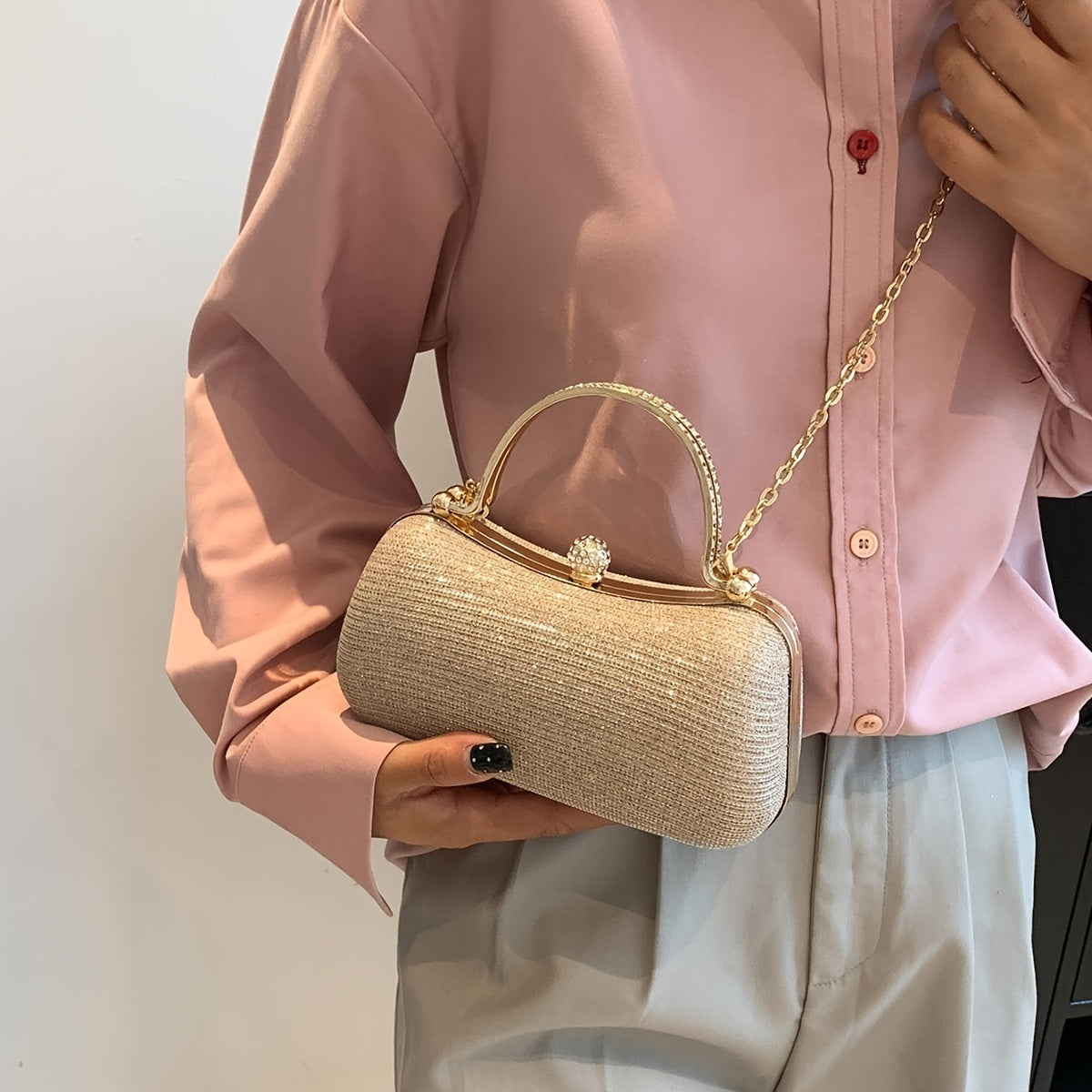 Glitter Mini Rhinestone Handbag