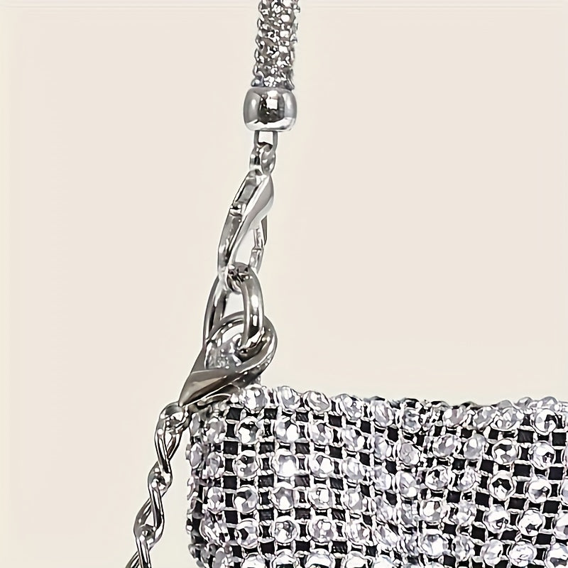 Elegant Rhinestone Shoulder Bag
