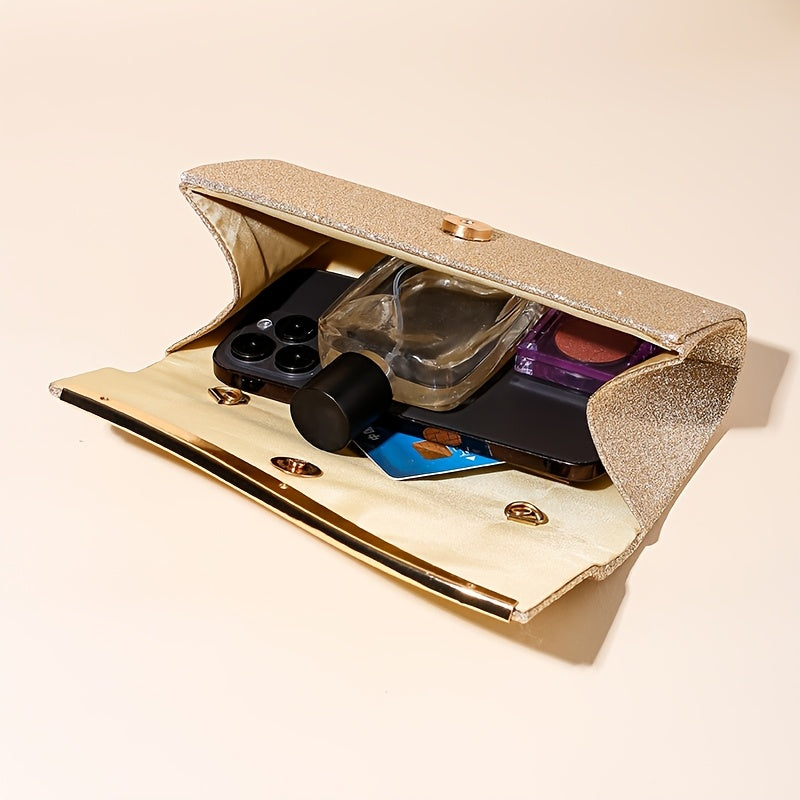 Black & Gold Evening Clutch for Women