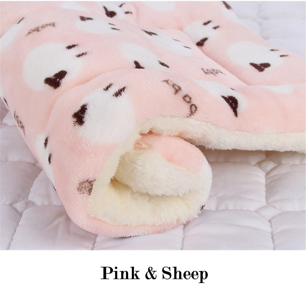 Soft Warm Dog Fleece Blanket - EasyDailyLife