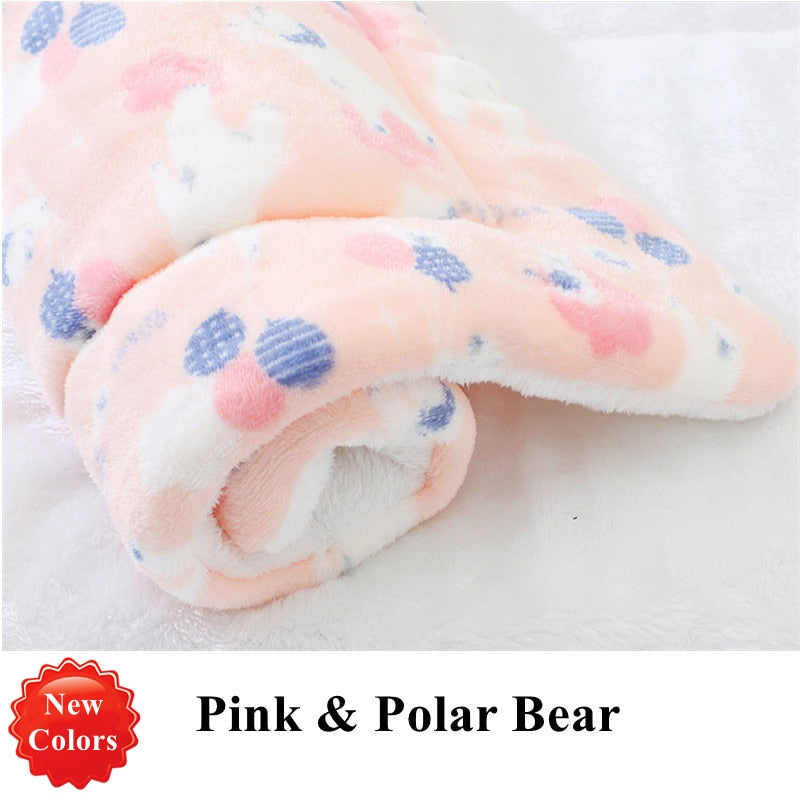 Soft Warm Dog Fleece Blanket - EasyDailyLife