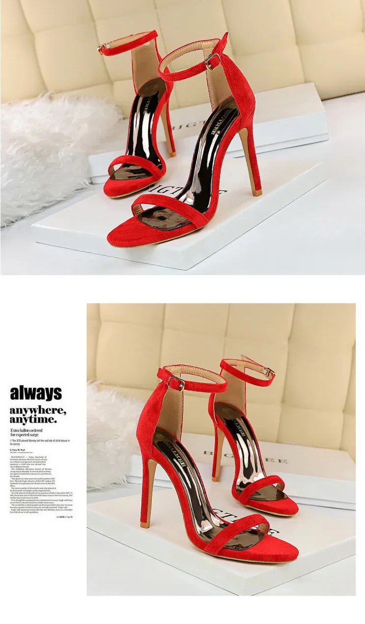 BIGTREE Shoes Summer Women Sandals Sexy Stiletto Heels Sandals Ladies Shoes High Heels 2025 New Heeled Sandals Lady Sandals