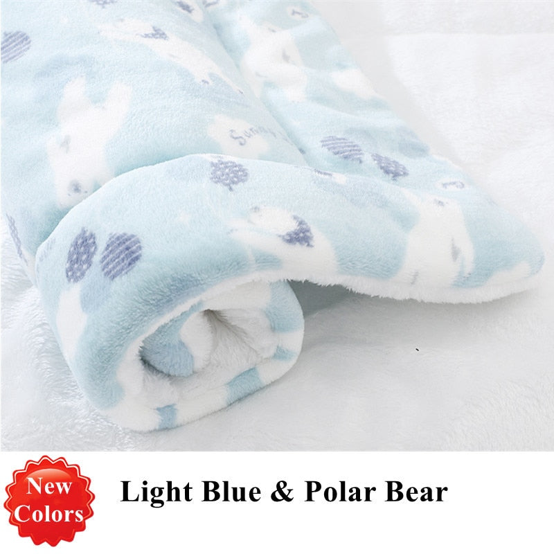 Soft Warm Dog Fleece Blanket - EasyDailyLife
