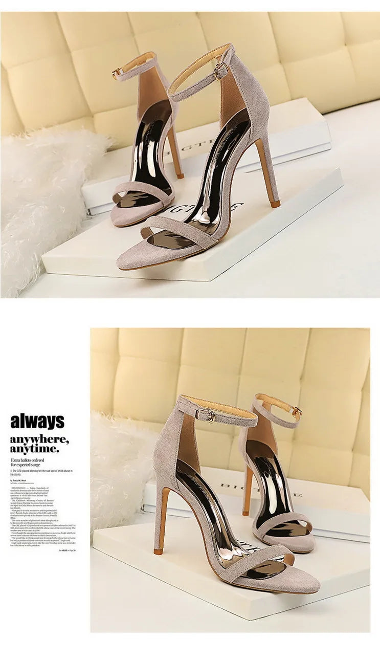 BIGTREE Shoes Summer Women Sandals Sexy Stiletto Heels Sandals Ladies Shoes High Heels 2025 New Heeled Sandals Lady Sandals