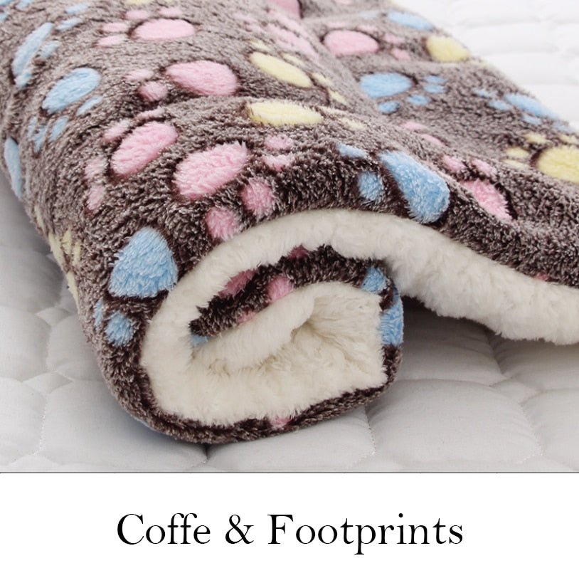 Soft Warm Dog Fleece Blanket - EasyDailyLife
