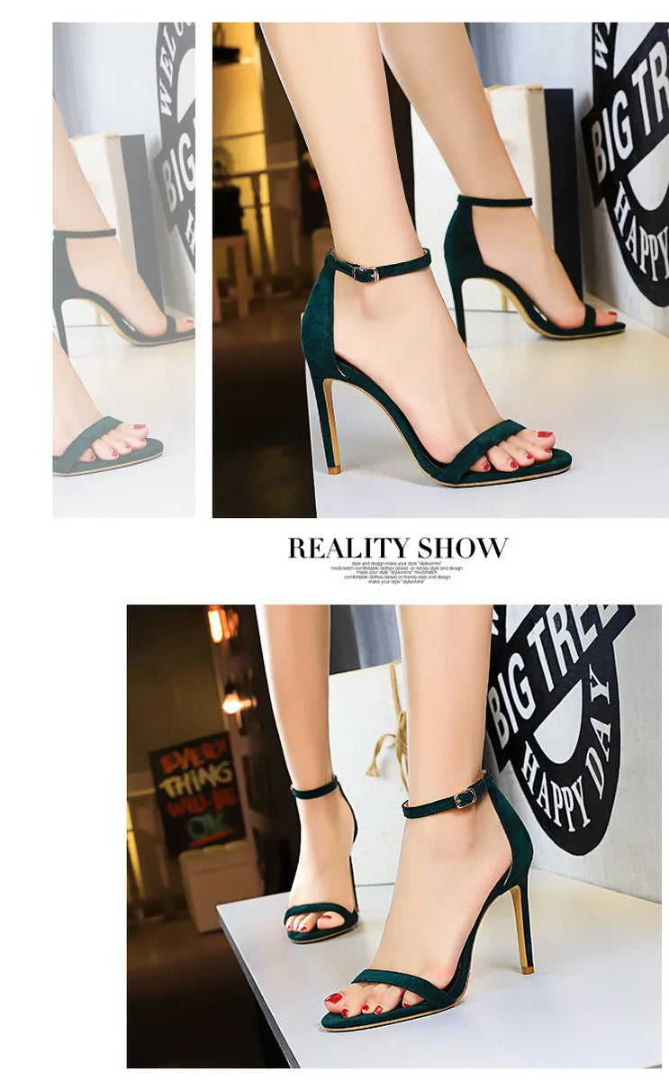 BIGTREE Shoes Summer Women Sandals Sexy Stiletto Heels Sandals Ladies Shoes High Heels 2025 New Heeled Sandals Lady Sandals