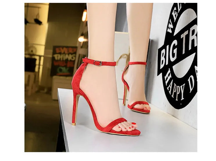 BIGTREE Shoes Summer Women Sandals Sexy Stiletto Heels Sandals Ladies Shoes High Heels 2025 New Heeled Sandals Lady Sandals