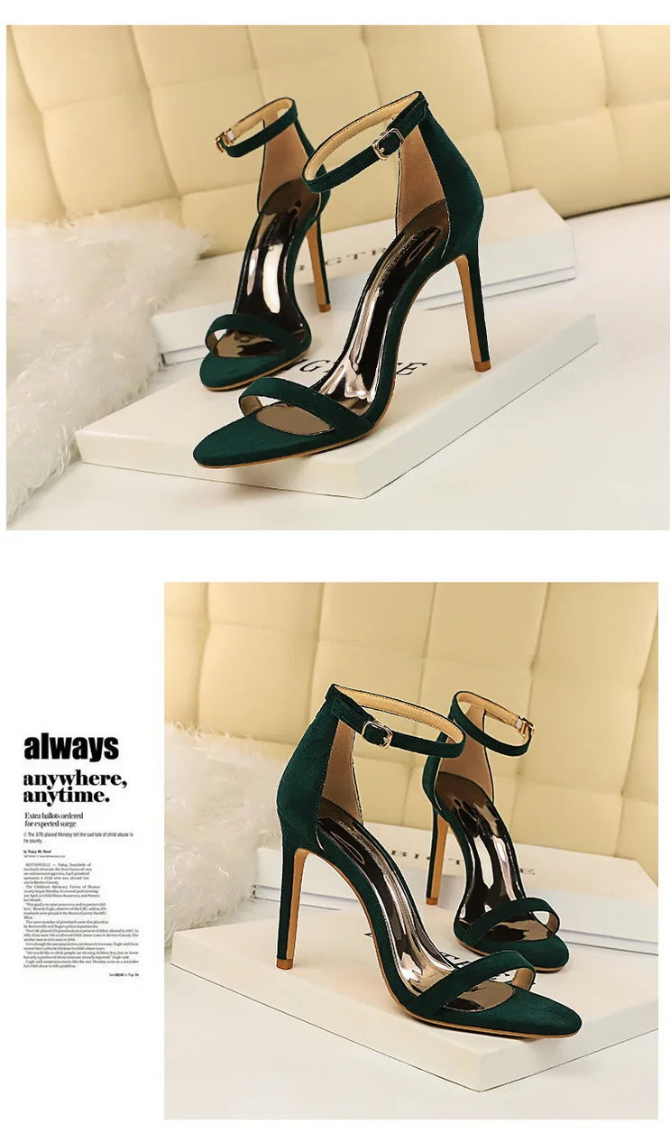 BIGTREE Shoes Summer Women Sandals Sexy Stiletto Heels Sandals Ladies Shoes High Heels 2025 New Heeled Sandals Lady Sandals