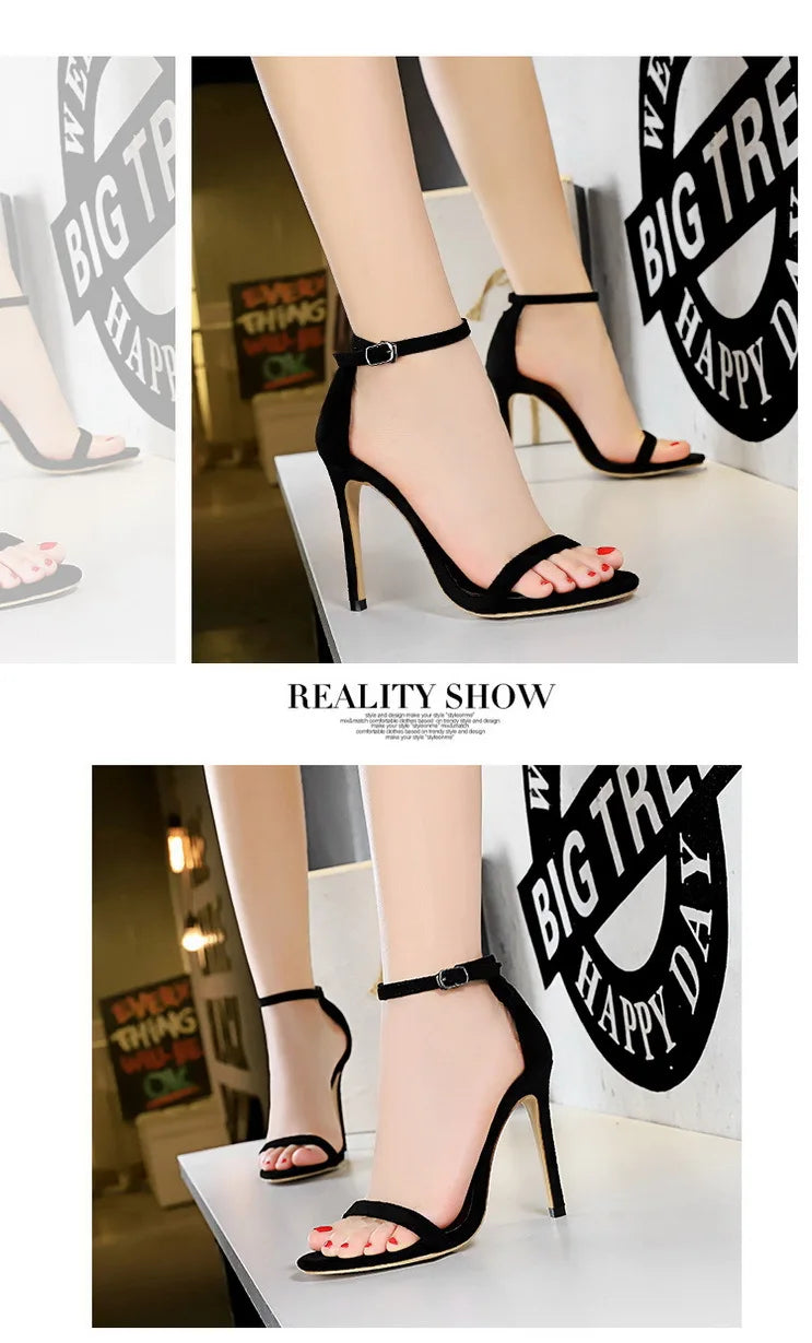 BIGTREE Shoes Summer Women Sandals Sexy Stiletto Heels Sandals Ladies Shoes High Heels 2025 New Heeled Sandals Lady Sandals