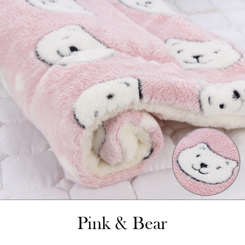 Soft Warm Dog Fleece Blanket - EasyDailyLife