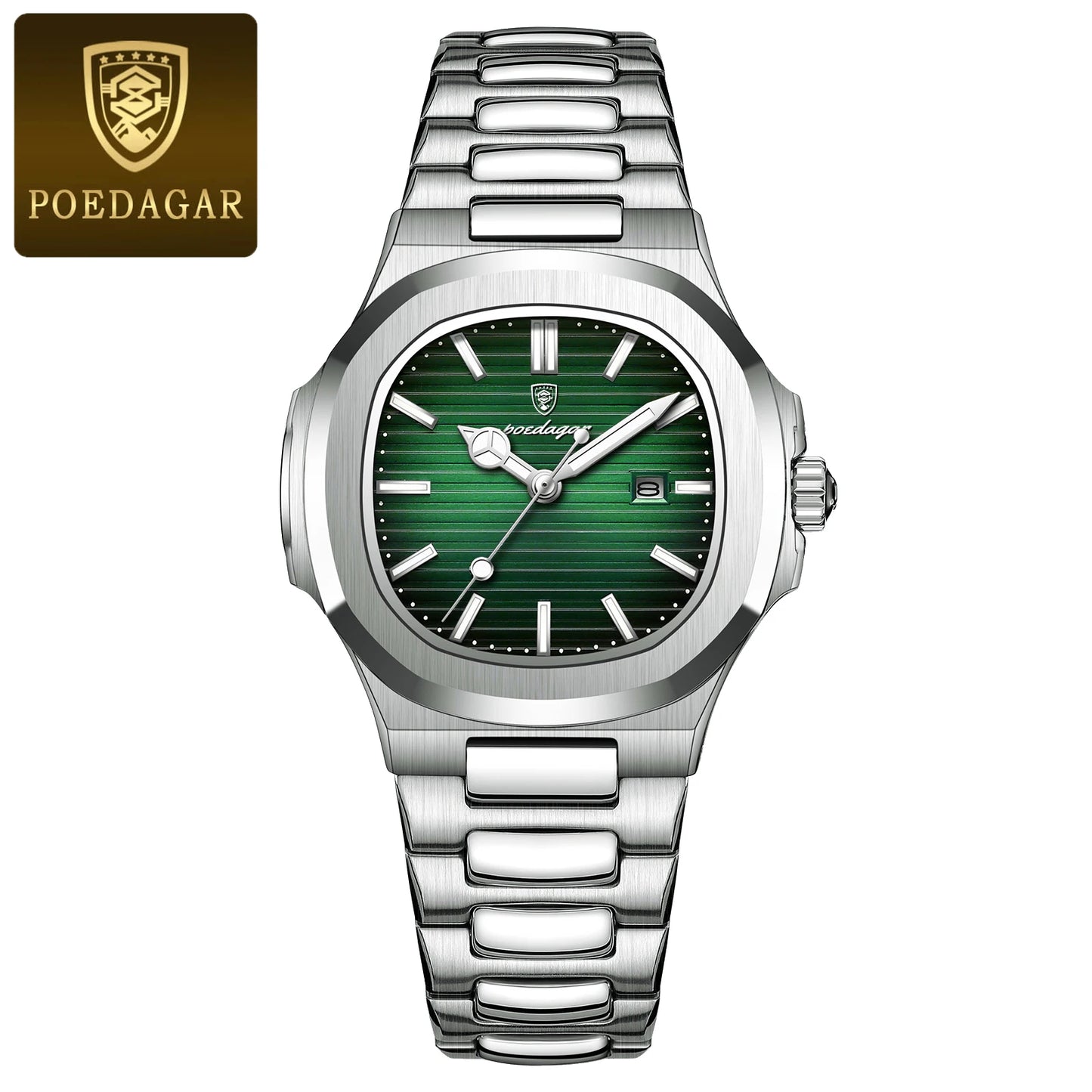 POEDAGAR Luxury Women's Square Watch