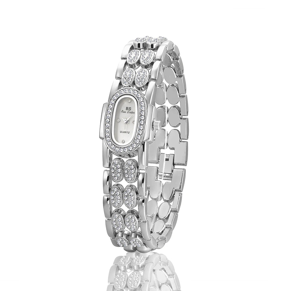 Elegant Women's Luxury Gold Diamond Watch