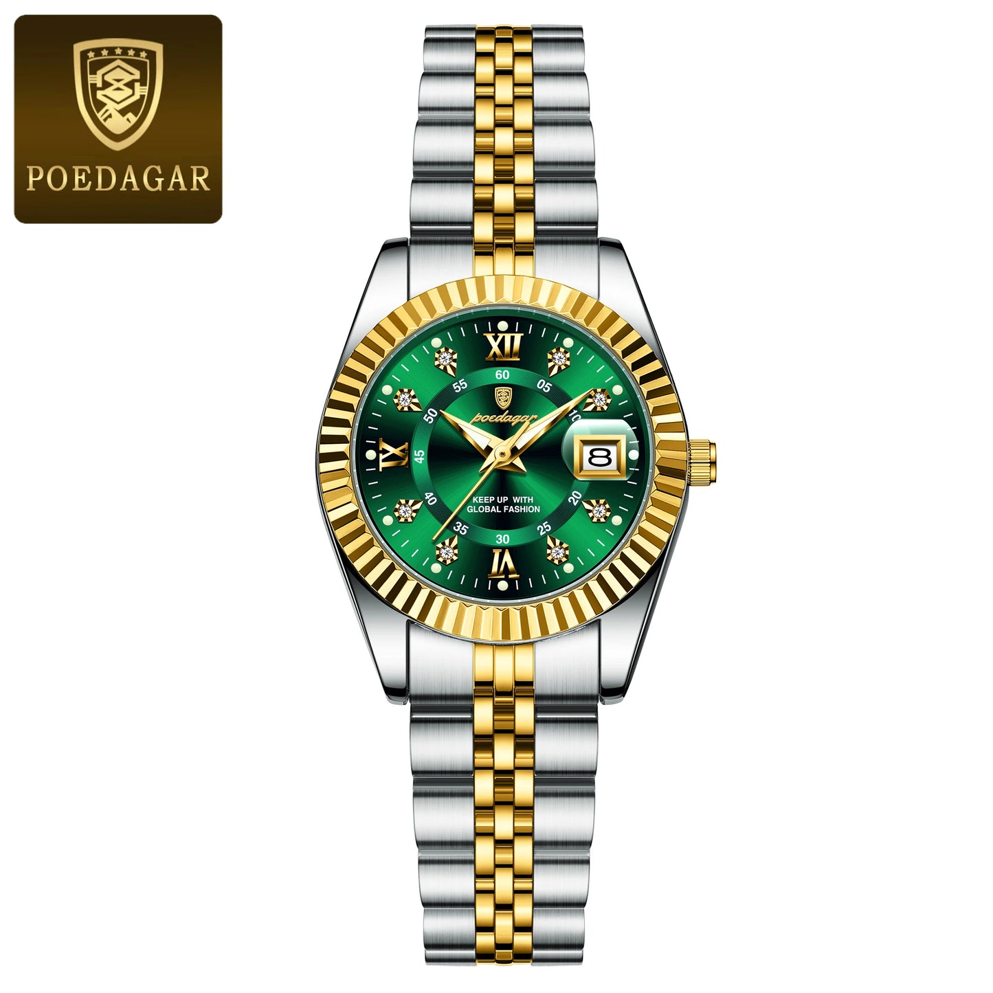 Luxury Women's Waterproof Stainless Steel Quartz Watch - EasyDailyLife