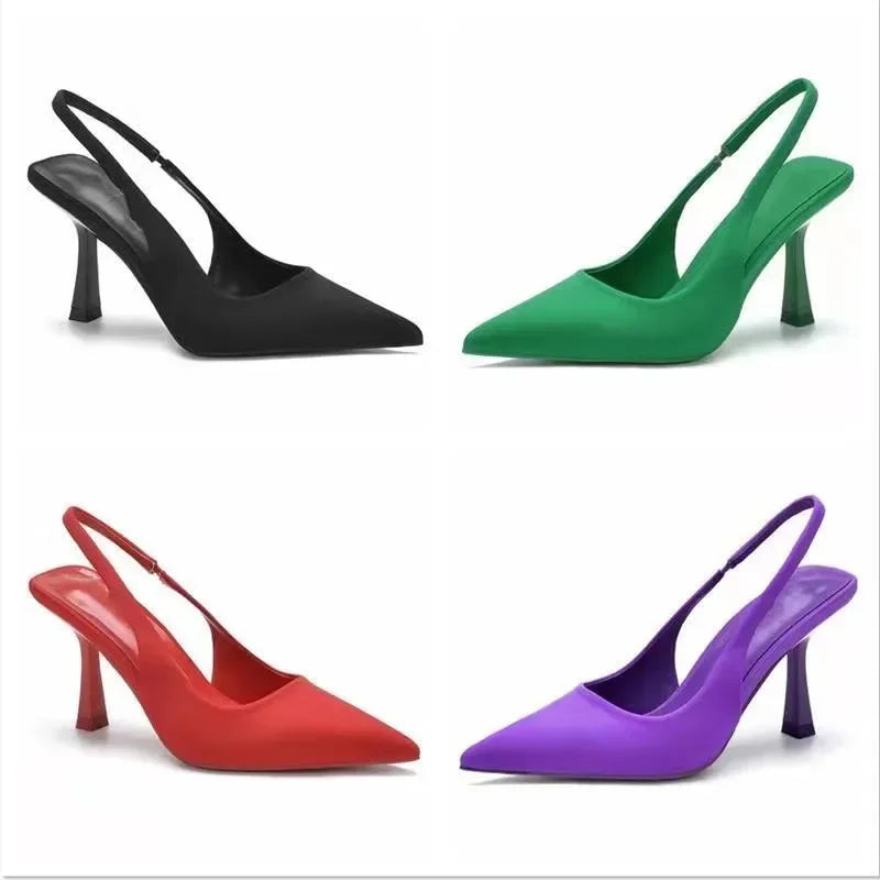 Women's Summer Slingback Heels β Party & Prom Sandals