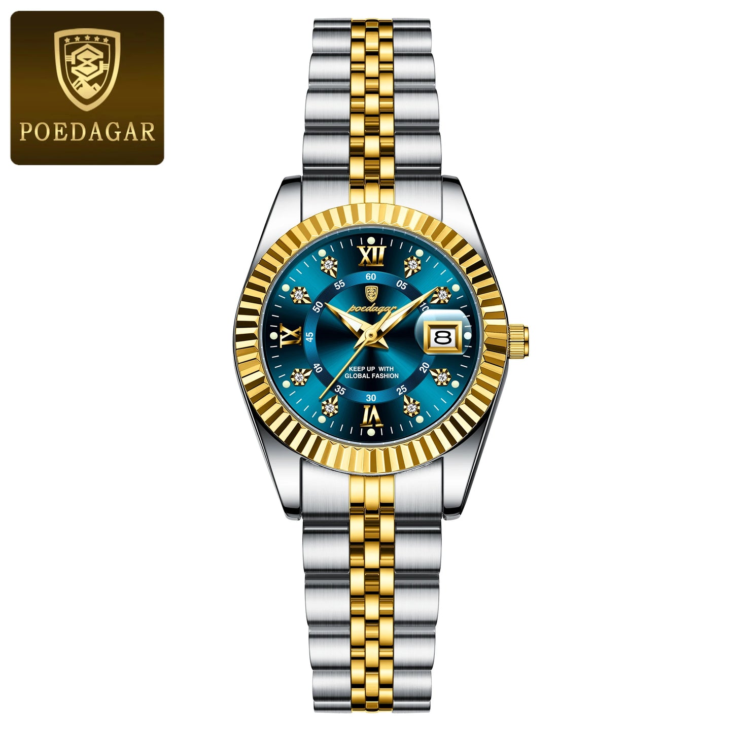 Luxury Women's Waterproof Stainless Steel Quartz Watch - EasyDailyLife