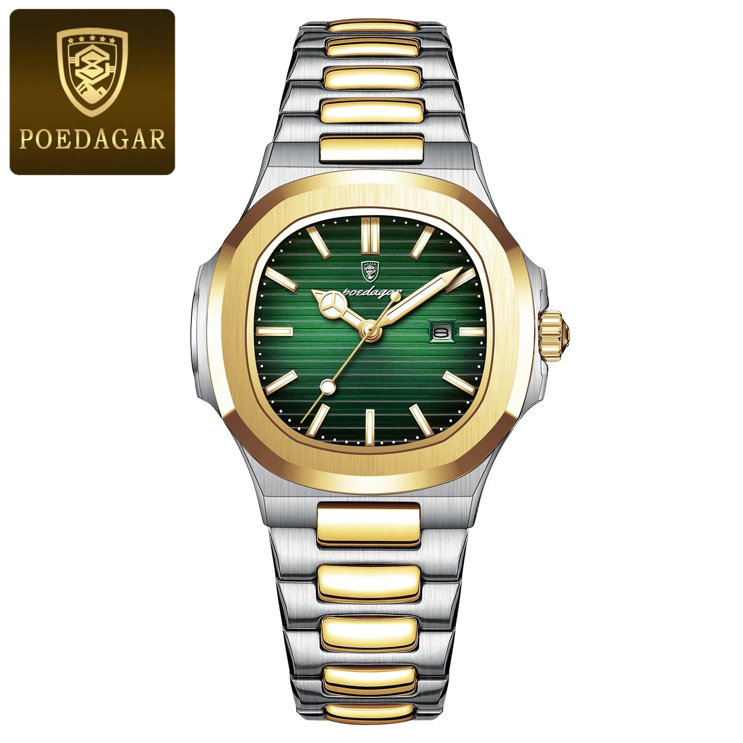 POEDAGAR Luxury Women's Square Watch