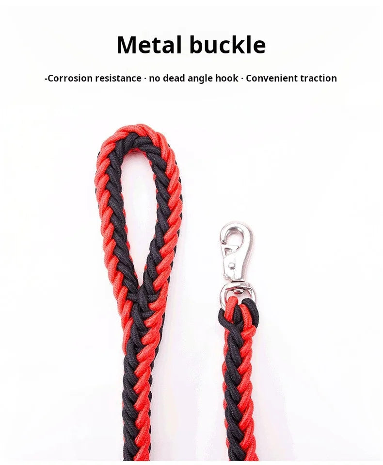 5FT Braided Dog Leash – Durable & Comfortable