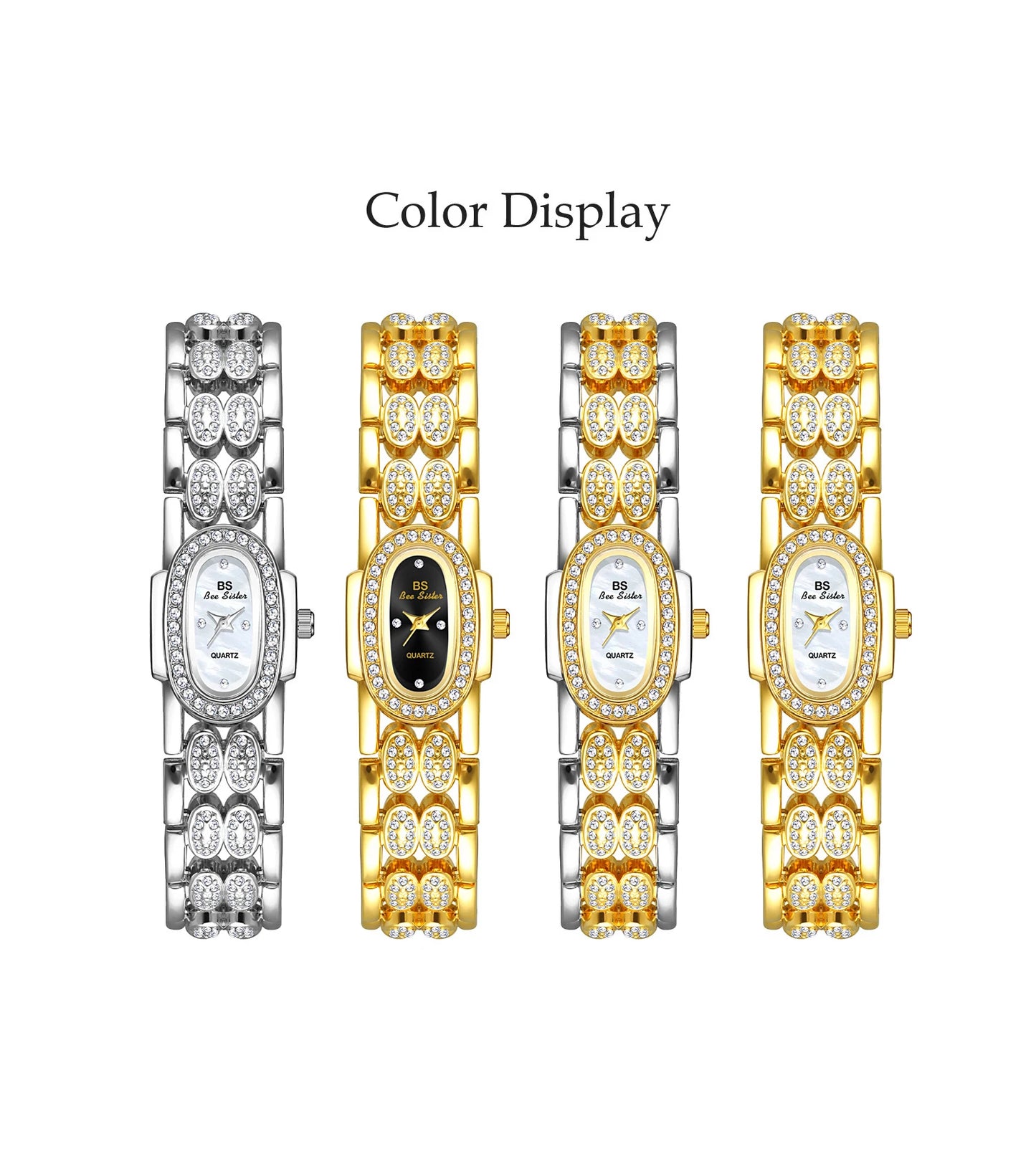 Elegant Women's Luxury Gold Diamond Watch