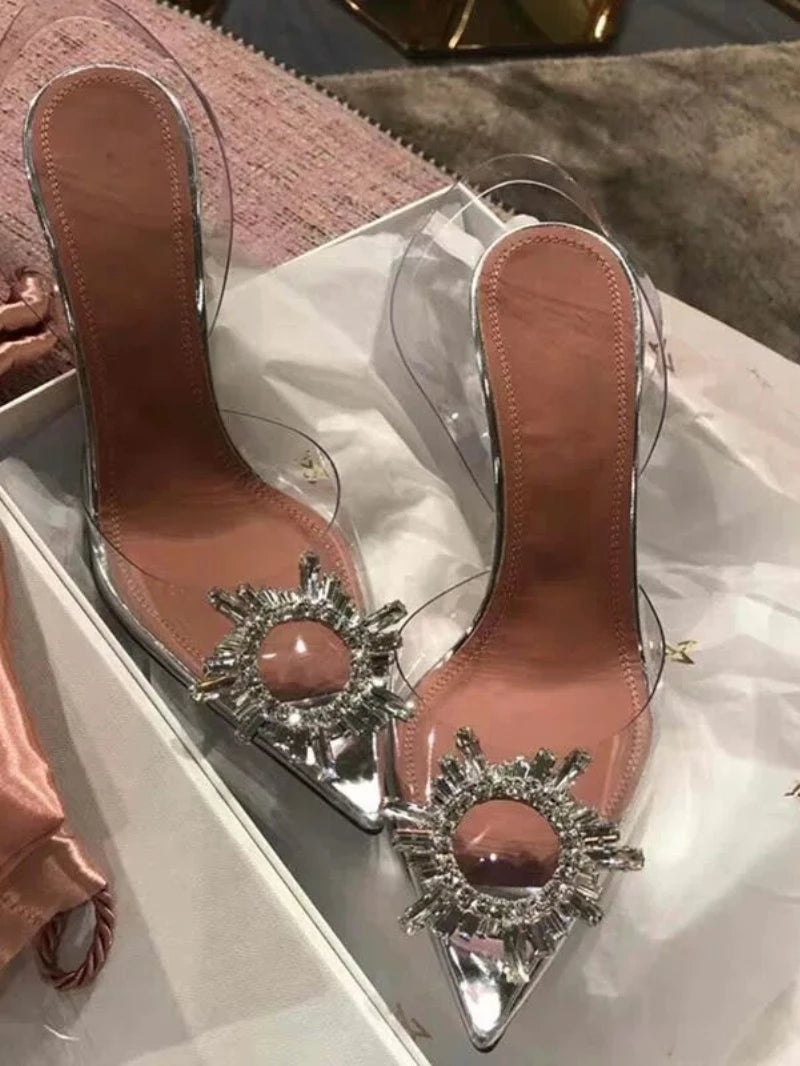 Transparent High Heel Pumps for Women