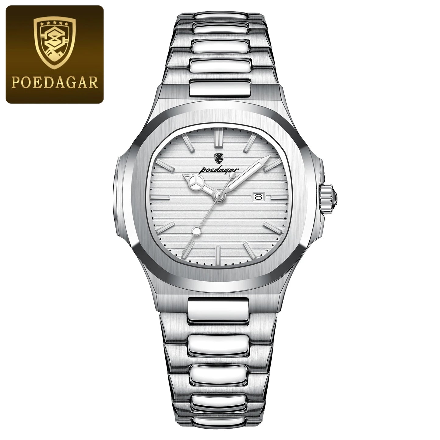 POEDAGAR Luxury Women's Square Watch