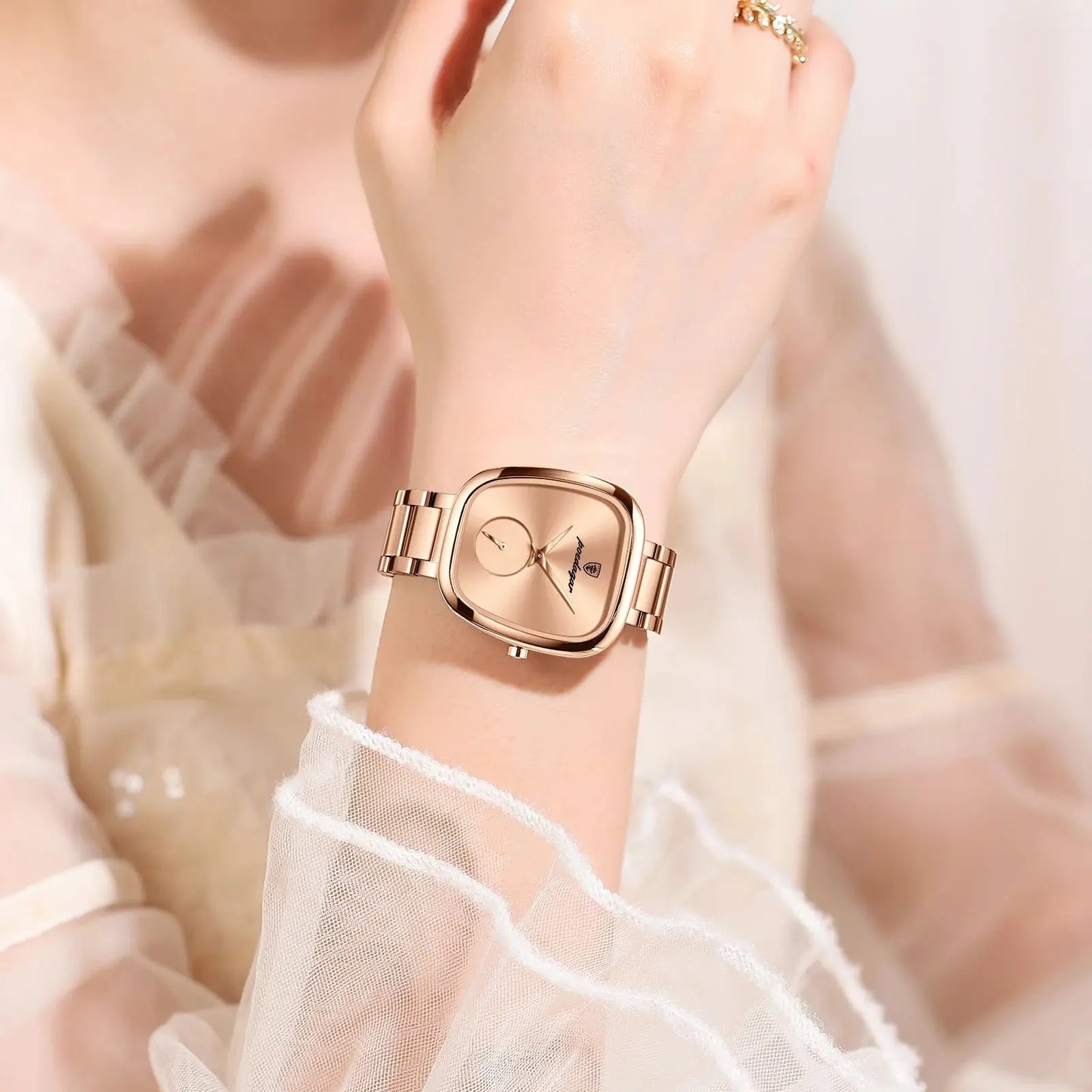 Women's Stainless Steel Waterproof Quartz Watch - EasyDailyLife