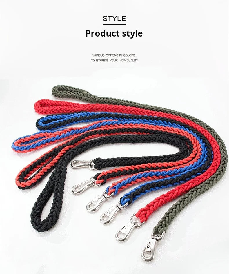 5FT Braided Dog Leash – Durable & Comfortable