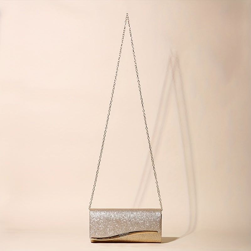 Black & Gold Evening Clutch for Women