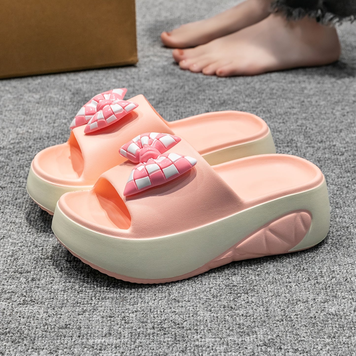 Women’s High Heel Wedge Sandals – Non-Slip & Stylish