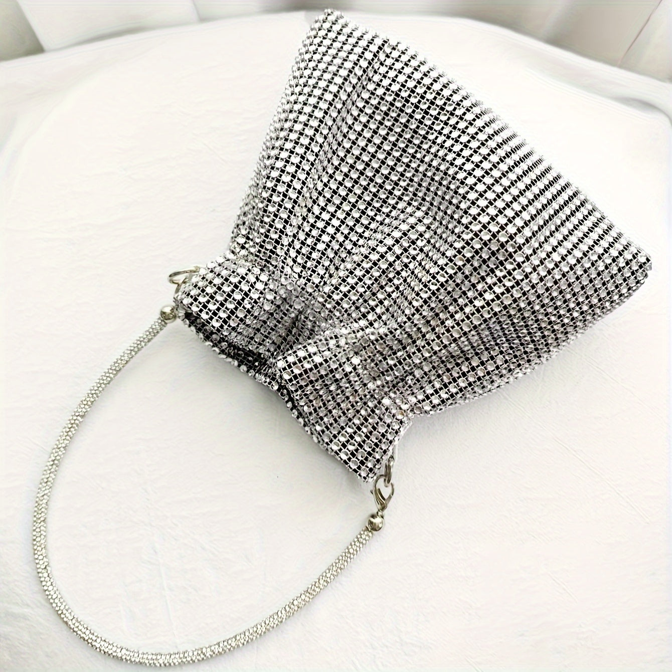 Elegant Rhinestone Shoulder Bag