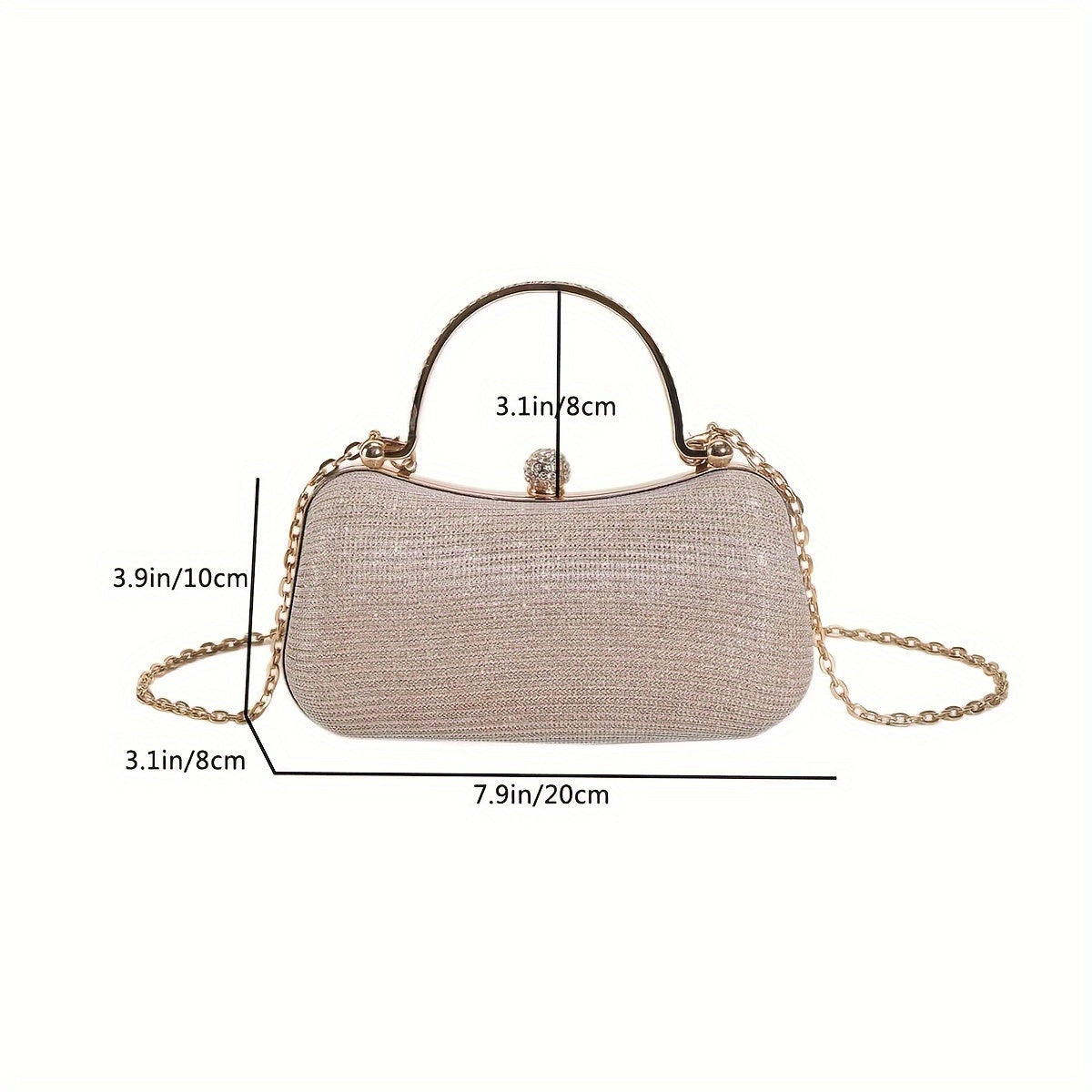 Glitter Mini Rhinestone Handbag