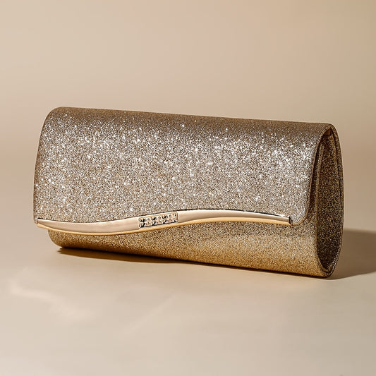 Black & Gold Evening Clutch for Women