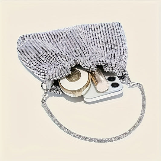 Elegant Rhinestone Shoulder Bag