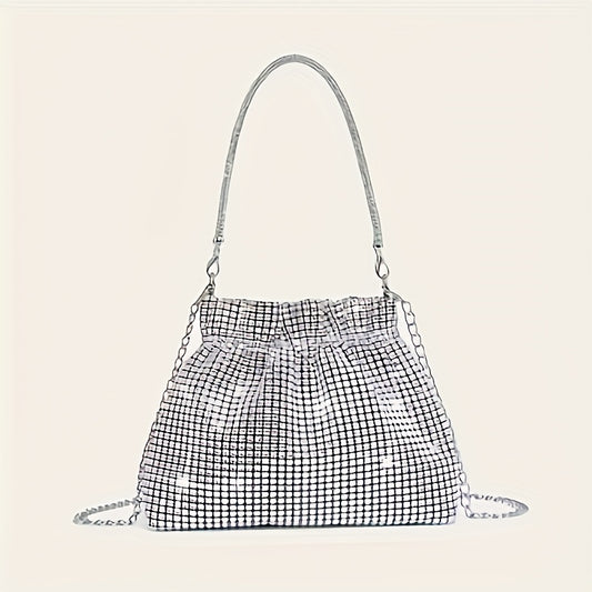 Elegant Rhinestone Shoulder Bag