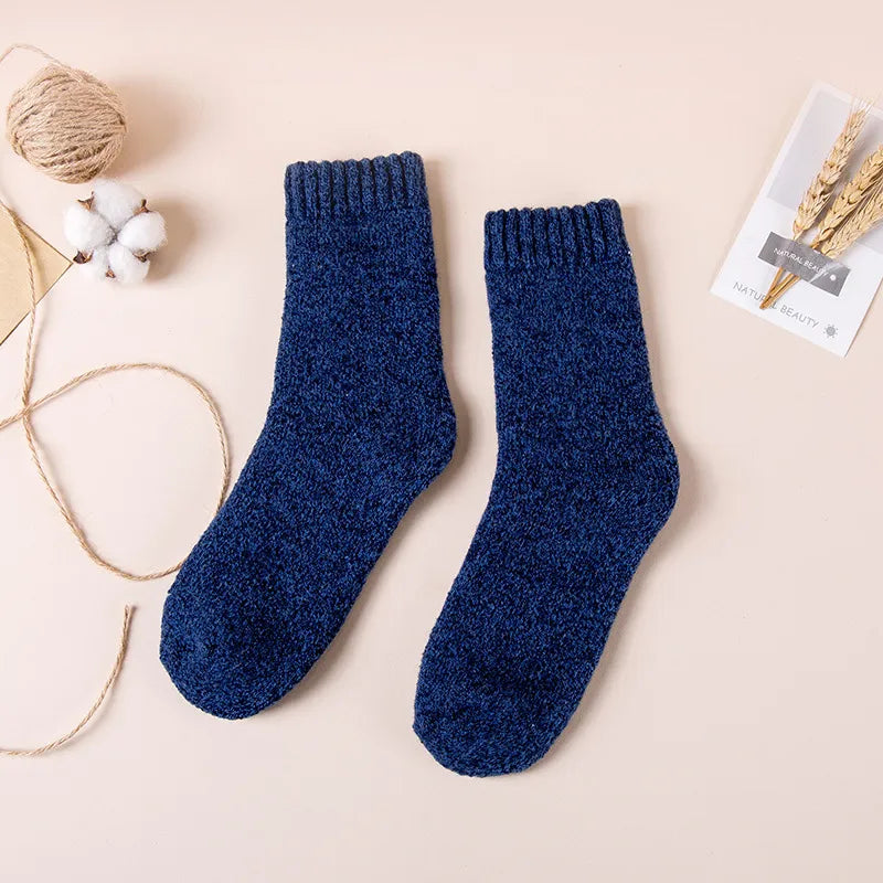 Men's Winter Merino Wool Socks – Warm & Thick (3 Pairs) - EasyDailyLife