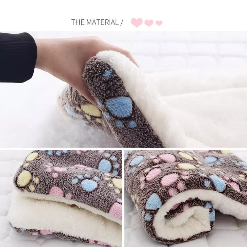 Soft Warm Dog Fleece Blanket - EasyDailyLife