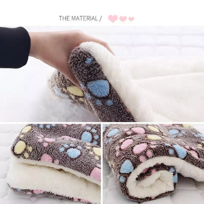 Soft Warm Dog Fleece Blanket - EasyDailyLife