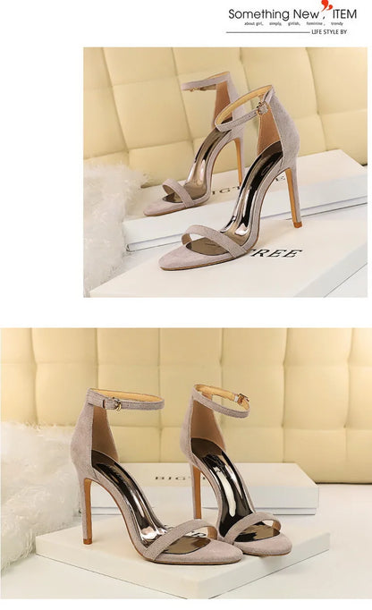 BIGTREE Shoes Summer Women Sandals Sexy Stiletto Heels Sandals Ladies Shoes High Heels 2025 New Heeled Sandals Lady Sandals
