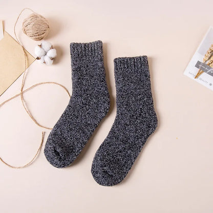Men's Winter Merino Wool Socks – Warm & Thick (3 Pairs) - EasyDailyLife