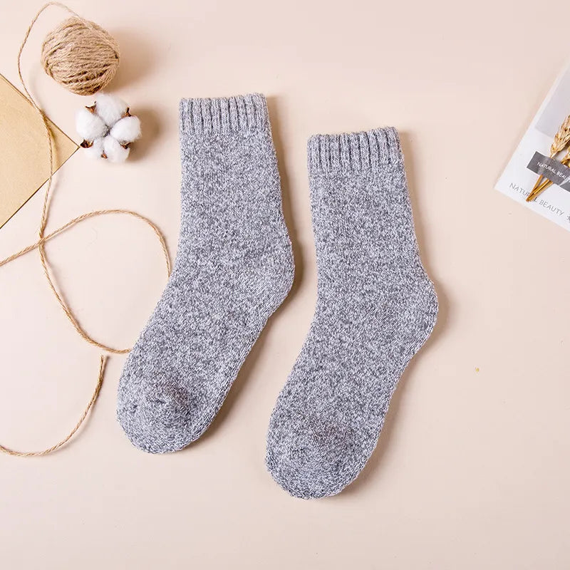 Men's Winter Merino Wool Socks – Warm & Thick (3 Pairs) - EasyDailyLife