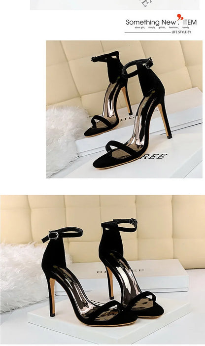 BIGTREE Shoes Summer Women Sandals Sexy Stiletto Heels Sandals Ladies Shoes High Heels 2025 New Heeled Sandals Lady Sandals