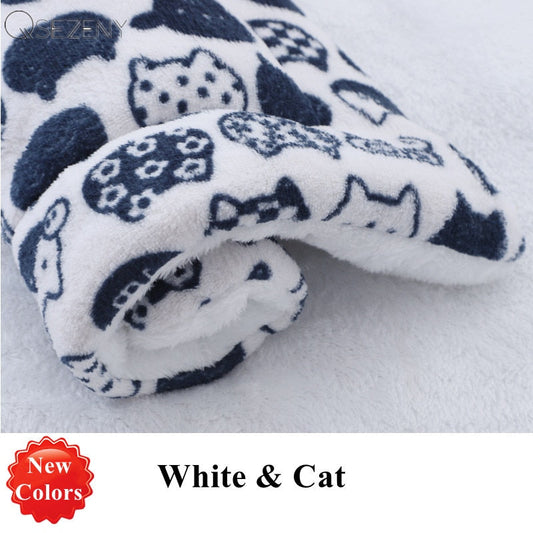 Soft Warm Dog Fleece Blanket - EasyDailyLife