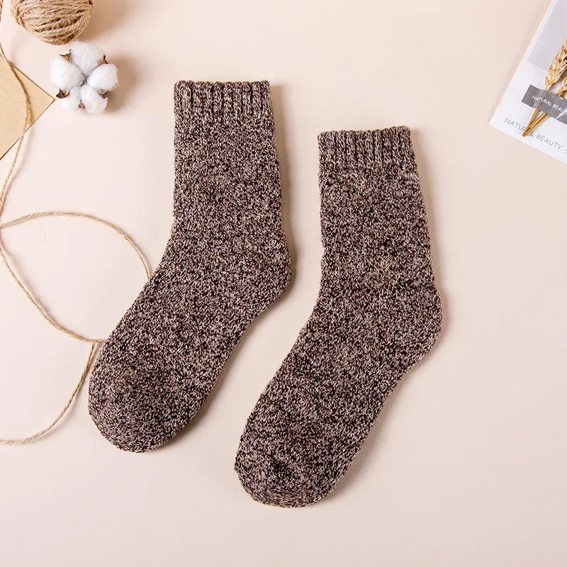 Men's Winter Merino Wool Socks – Warm & Thick (3 Pairs) - EasyDailyLife