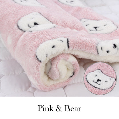 Soft Warm Dog Fleece Blanket - EasyDailyLife