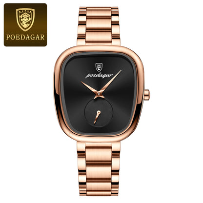 Women's Stainless Steel Waterproof Quartz Watch - EasyDailyLife