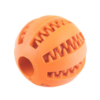 Small Dog Chew Toy - Interactive, Elastic, and Tooth-Cleaning Ball - EasyDailyLife
